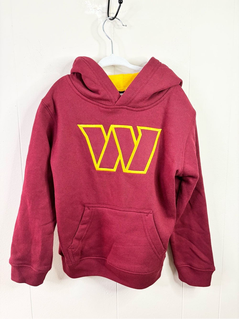 Washington Commanders cotton hooded NFL sweatshirt hoodie unisex size 5/6 new